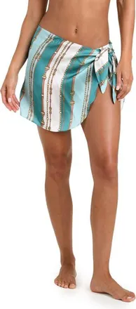 L'agence Marceline Cover-Up Pareo in Green Multi at Nordstrom, Size Large