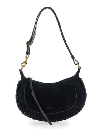 Isabel Marant Black Oskan Moon shoulder bag