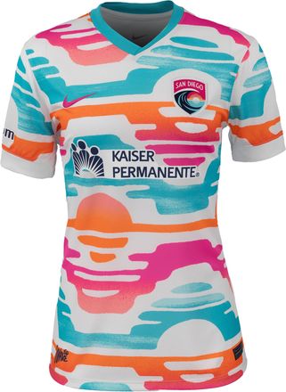 Nike San Diego Wave FC 2025 Stadium Home Nike Womens Dri-FIT NWSL Replica Jersey in White | P35560SDWF-WHT