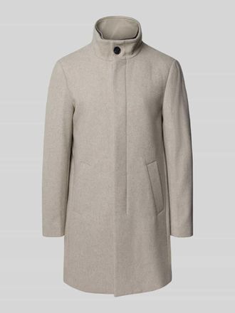 Matinique Mantel mit Stehkragen Modell Harvey in Taupe, Gr&ouml;&szlig;e XXXL