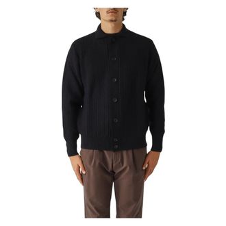 FILIPPO DE LAURENTIIS Heren, Truien, Blauw, Maat: 2XL Wol