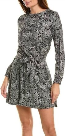 The Kooples Womens Paisley Dress In Black