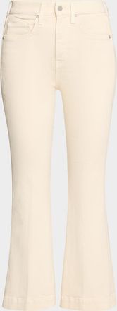 Veronica Beard Carson High-Rise Ankle Flare Jeans