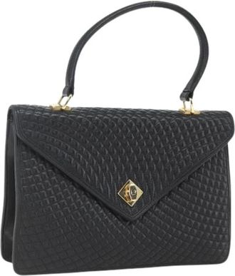 Bally Pre-owned Leren Handtas - Dames - Vintage Handtas - Zwart - ONE Size - Leer - Vintage