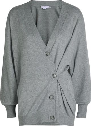 Good American Vest met V-hals - Grijs
