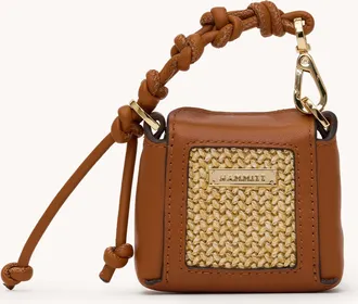 Hammitt Hammitt Mini B Cocoa Raffia Gold