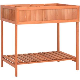 vidaXL Herb Planter 80x60x80 cm Solid Firwood vidaXL