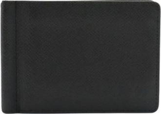 Louis Vuitton Pre-owned Wallets, male, Black, Size: ONE SIZE Pre-owned Taiga Leather Bifold Wallet
