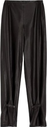 Christophe Lemaire Pantaloni con gamba regolabile - Nero