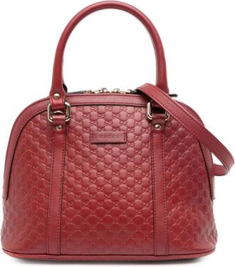 Gucci Borsa a tracolla Microguccissima Dome mini 2016-2025 - Rosso