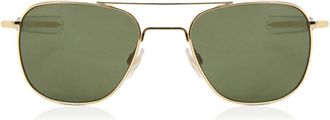 American Optical Original Pilot 1GNN Mens Sunglasses Gold Size 57