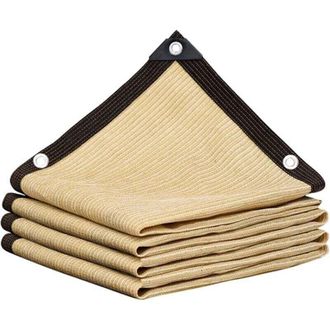 OEM Malla De Sombra Resistente A Los Rayos Uv Con Agujeros Para Toldos De Patio, Toldos De Cenador, Toldos De Jard&iacute;n, Malla De Sombra Con Agujeros De 2 M 