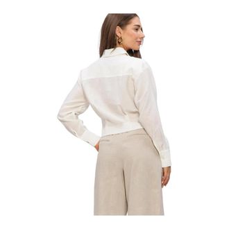 Minus Msoriana Shirt - Dames - Blouses & Shirts - Wit - Maat: 2XL