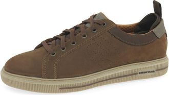 Skechers Mens Sneaker, Chocolate Nubuck, 7 UK