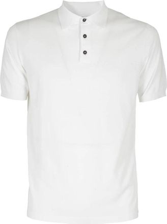 KANGRA Katoenen Gebreid 1 Draad - Heren - Polos - Wit - 2XL - Katoen - Tops
