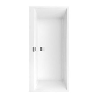 Villeroy & Boch Villeroy&boch - Sistema De Hidromasaje, Squaro Edge 12, Ba&ntilde;era, Ubq160sqe2dv, Rectangular, Quaryl, 1600 X 750 Mm, Blanco, Special Combipool Active (ap