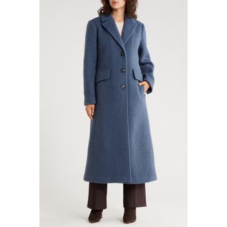 BCBGeneration Miss Single Breasted Coat in Spruce at Nordstrom Rack, Size Large