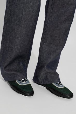 Fendi Fit Sports Shoes, Mens, Green