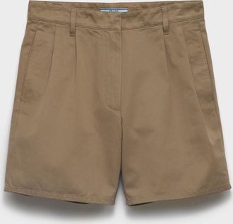 Prada Washed chino Bermudas