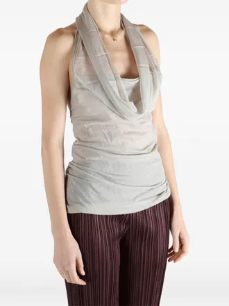 Rick Owens Top mit drapiertem Ausschnitt