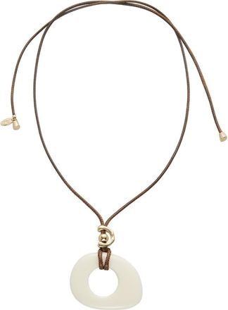 Ettika Abstract Pendant Cord Necklace in Black at Nordstrom Rack