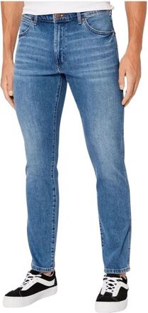 Wrangler Slim-fit Jeans - Heren - Slim Fit Jeans - Blauw - W38 L32 - Denim - Jeans