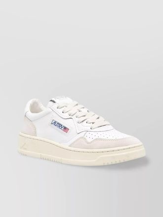 Autry leather and suede low-top sneakers