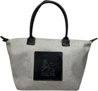 MCM Pre-owned Leren Tote Bag - Dames - Vintage Shopper - Veelkleurig - ONE Size - Leer - Vintage
