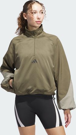 adidas Womens adidas adidas Basketball Half-Zip Pullover