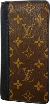 Louis Vuitton Black Brown Long Wallet (Bi-Fold) (Pre-Owned)