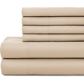 Southshore Fine Linens Vilano Springs Extra Deep Pocket Sheet Set in Sand at Nordstrom Rack, Size California King