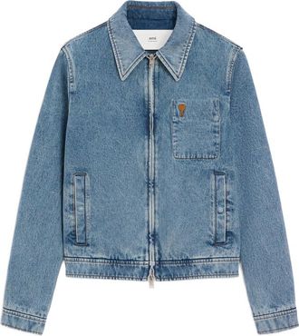 Ami Ami De Coeur Cotton Zipped Jacket