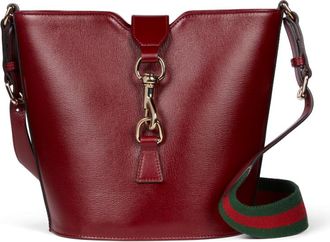 Gucci Red Mini Bucket Shoulder Bag