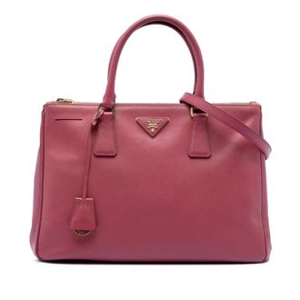 Prada Pre-owned Prada Medium Saffiano Lux Galleria Double Zip Satchel Ladies WP596B0MRYVKCCV9