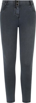 Freddy Leggings FREDDY Leggings WRUP2RS2510, Damen, Gr. XL, EURO, schwarz (schwarz denim, blau overdyed), Obermaterial: 84% Baumwolle CO. 16% Elasthan EL., H