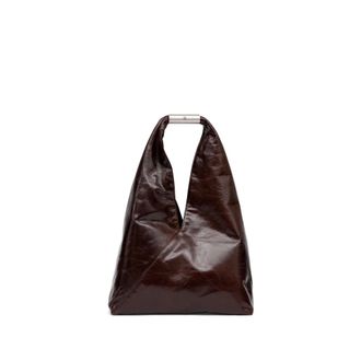 Maison Margiela Handbags, female, Brown, Size: ONE SIZE Top Handle Bag