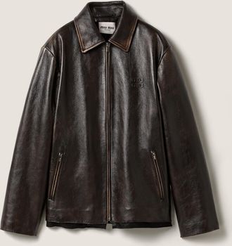 Miu Miu Nappa leather jacket
