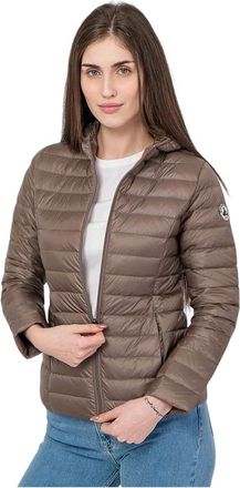Jott Cloe Jacket - Dames - Gewatteerde jassen - Bruin - S - Leer - Jassen