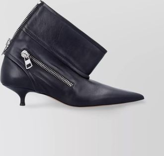 J.W.Anderson leather asymmetric ankle boots