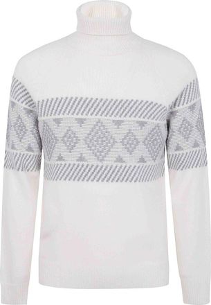 Barba Turtle Neck Central Embroider Sweater