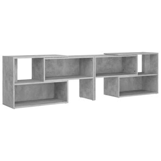 vidaXL Vidaxl - Mueble De Tv Madera Contrachapada Gris Hormig&oacute;n 149x30x52 Cm