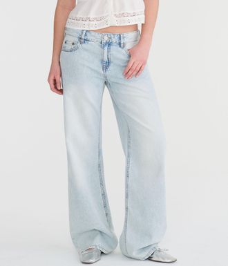 A&eacute;ropostale Low-Rise Baggy Wide Leg Jean