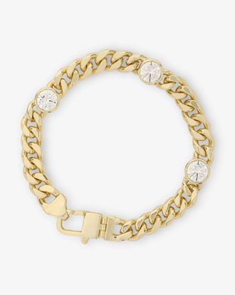 Melinda Maria Womens Julian Triple Diamond Bracelet In Gold