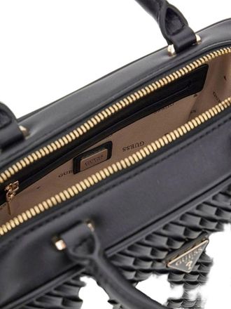 Guess Womens Satchel Black Polyurethane Satchel-bags