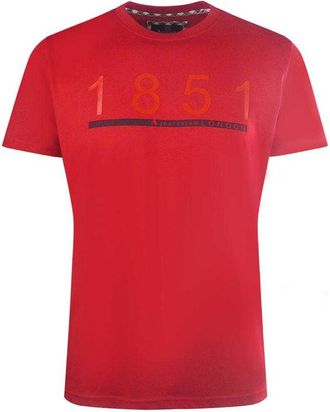 Aquascutum Mannen London 1851 T-Shirt (Rood)