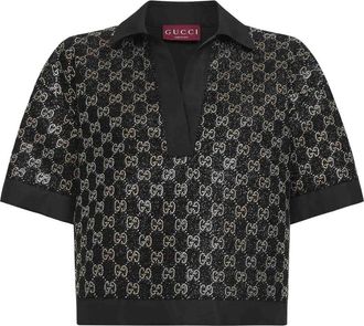Gucci Mujer, Camisetas, Negro, Talla: S