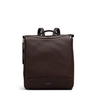 Radley London Oak Street Small Ziptop Backpack in Dark Oak at Nordstrom
