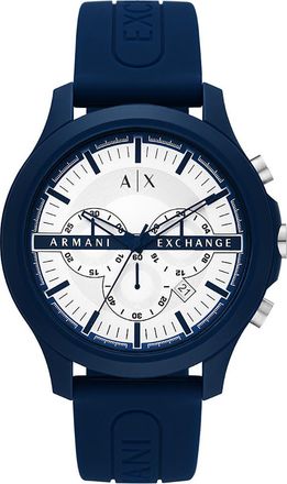 A|X Armani Exchange Hampton Mens Blue Watch AX2437 Silicone - One Size