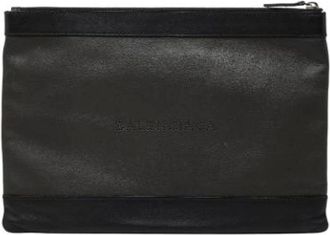 Balenciaga Pre-owned Clutches, male, Black, Size: ONE SIZE Pre-owned Vintage Clutch Bag