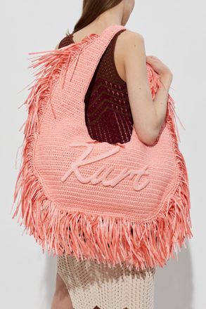 Kurt Geiger Kurt Large Hobo Shoulder Bag, Womens, Pink